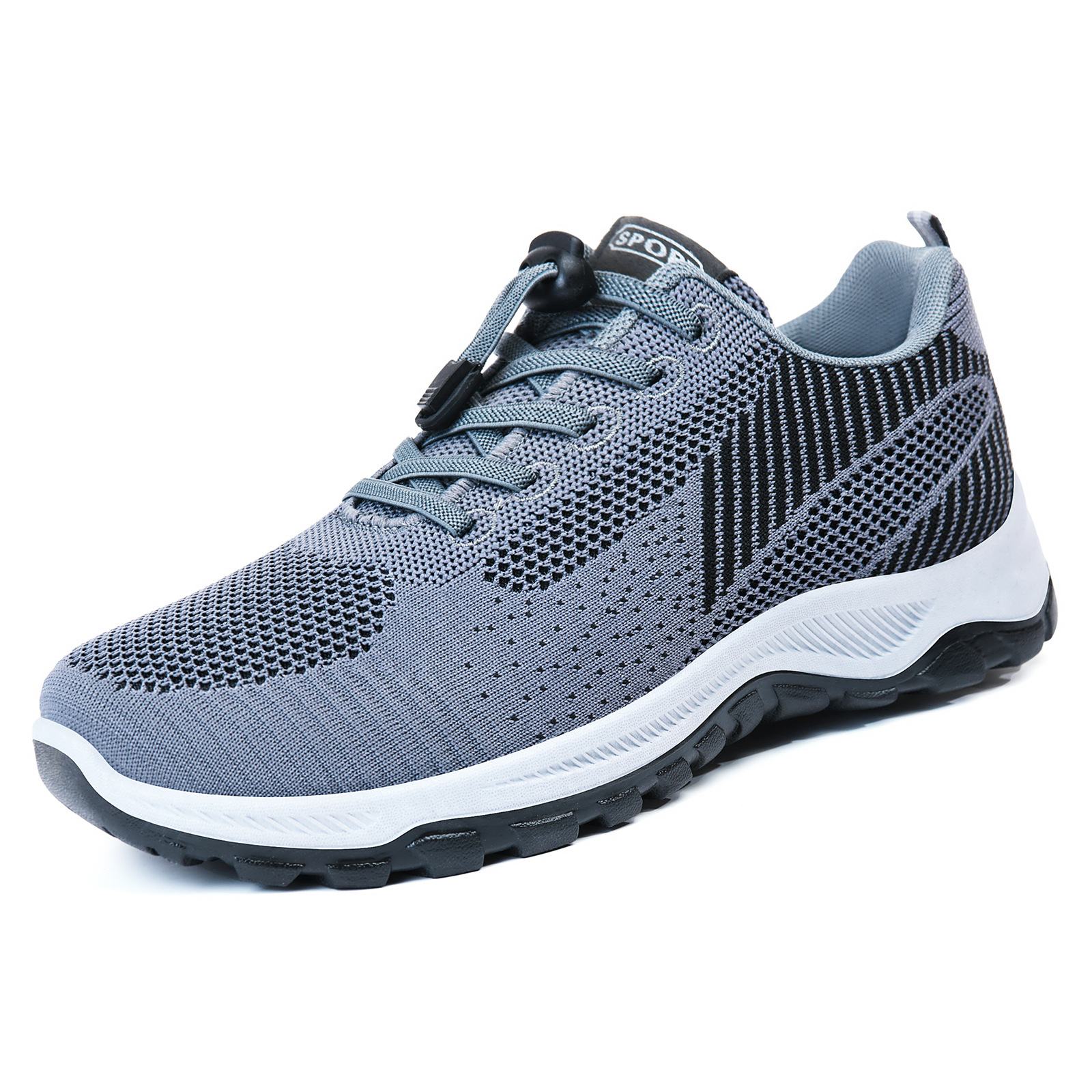 Zapatos para caminar nuevos, zapatos para viajes de primavera, zapatos cómodos para hombres de mediana edad y mayores, zapatos para correr con suela blanda, zapatillas deportivas para parejas