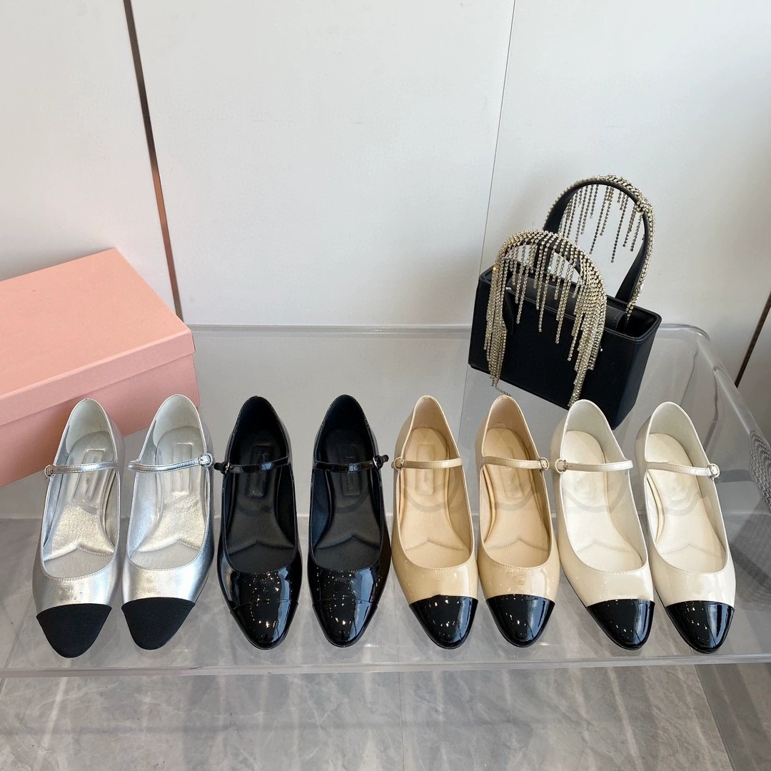 2025 весна новый rv камелия стразы с круглыми головками и неглубокими горловыми туфлями