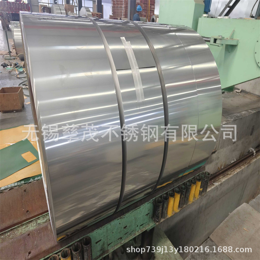 304散热器翅片不锈钢带卷带双相钢翅片管窄钢带轧超薄钢带加工