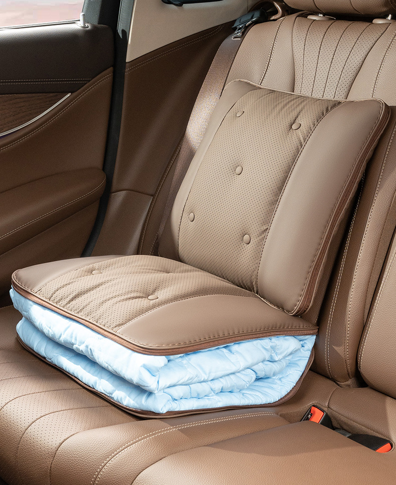 New car pillow quilt dual-use two-in-one seat waist car air conditioning quilt for sleeping high-end summer light luxury