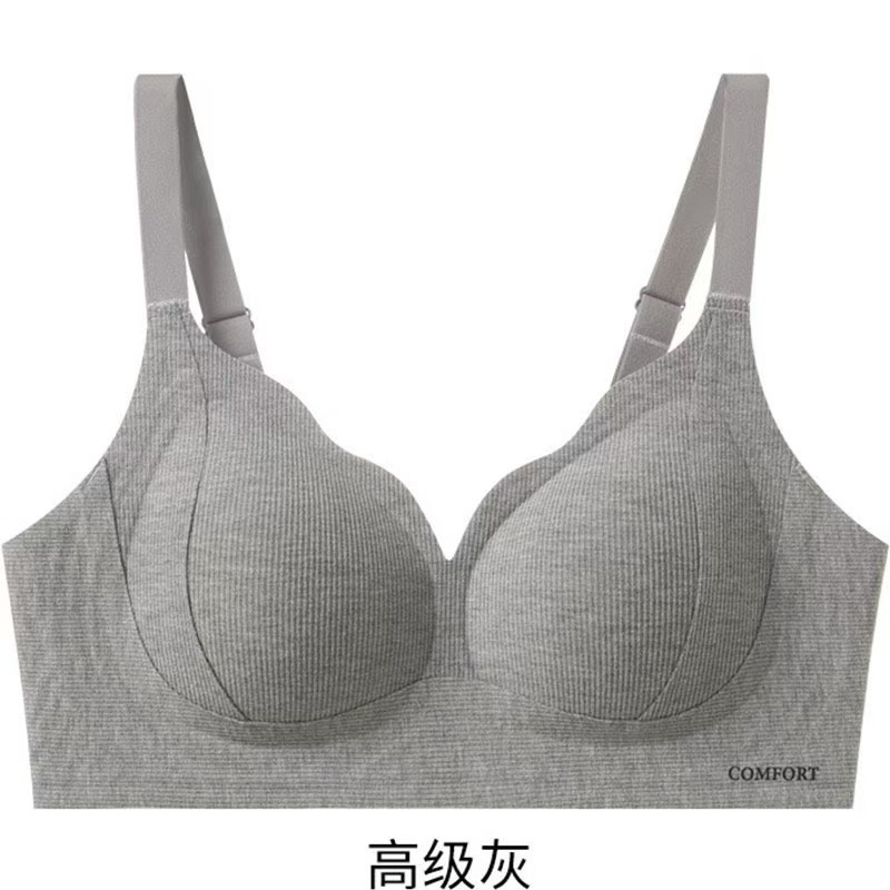 Jelly Soft Support Lift Lingerie Mujeres Reunidas Pequeño Pecho Taza sin anillo de acero anti-caída desnuda sensación de bra al por mayor