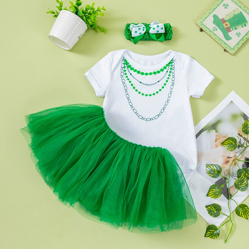 Cartoon bodysuit girl's, set, 0-2 years, 3 piece set