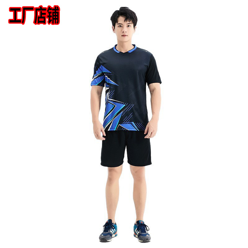 Nuevo traje de bádminton, ropa deportiva de verano, equipo al aire libre para adultos, ropa de entrenamiento competitivo, jersey de bádminton