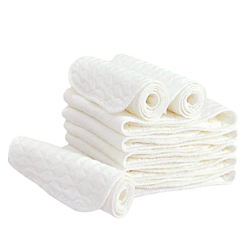 Подгузник для новорожденных Прямоугольный чистый экологический хлопок Моющийся детский подгузник с кольцом Мезоновая горчичная ткань Дышащая