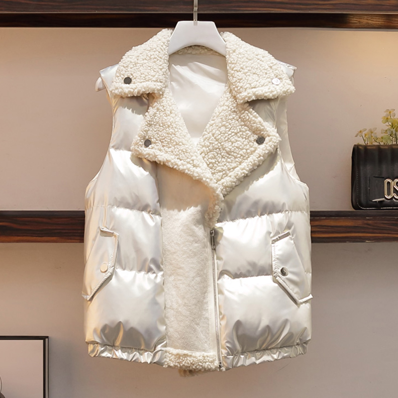 Damenbekleidung Herbst und Winter neue verdickte Samtpullover-Anzugweste Freizeitsportmode dreiteiliger Anzug_voghion.com