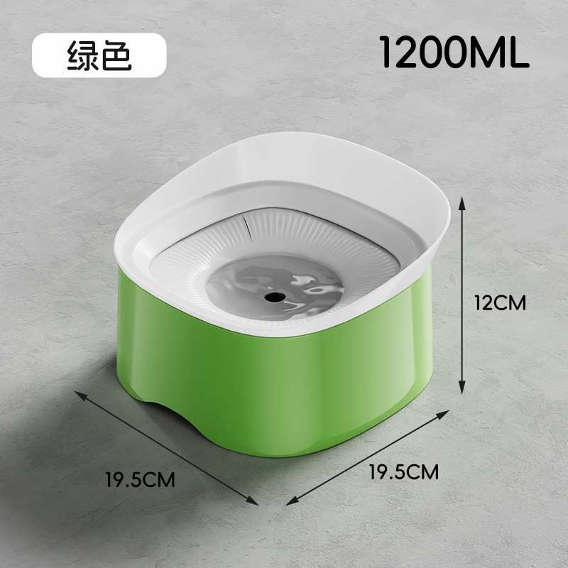 Tazón de agua flotante para perros boca no mojada Tazón para perros Bebedero para cachorros flotante Tazón de agua de flotabilidad para mascotas de perros grandes