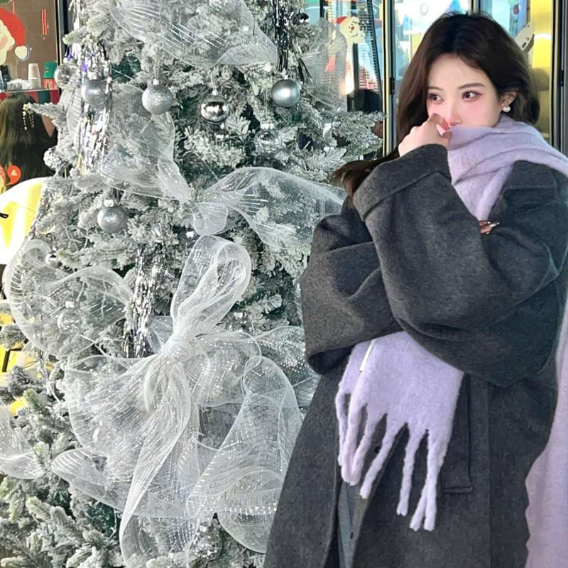 Small version of mohair-purple