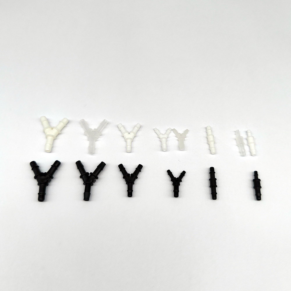 墨管转接头 Y型三通 直通 喷绘 压电写真UV机 墨管分流接头转换头