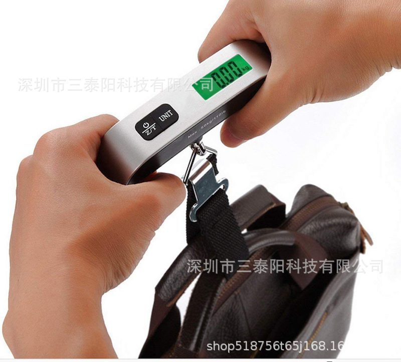 Electronic luggage scale mini portable portable scale T-type scale aircraft scale luggage scale express scale 50KG Electronic luggage scale mini portable portable scale T-type scale aircraft scale luggage scale express scale 50KG