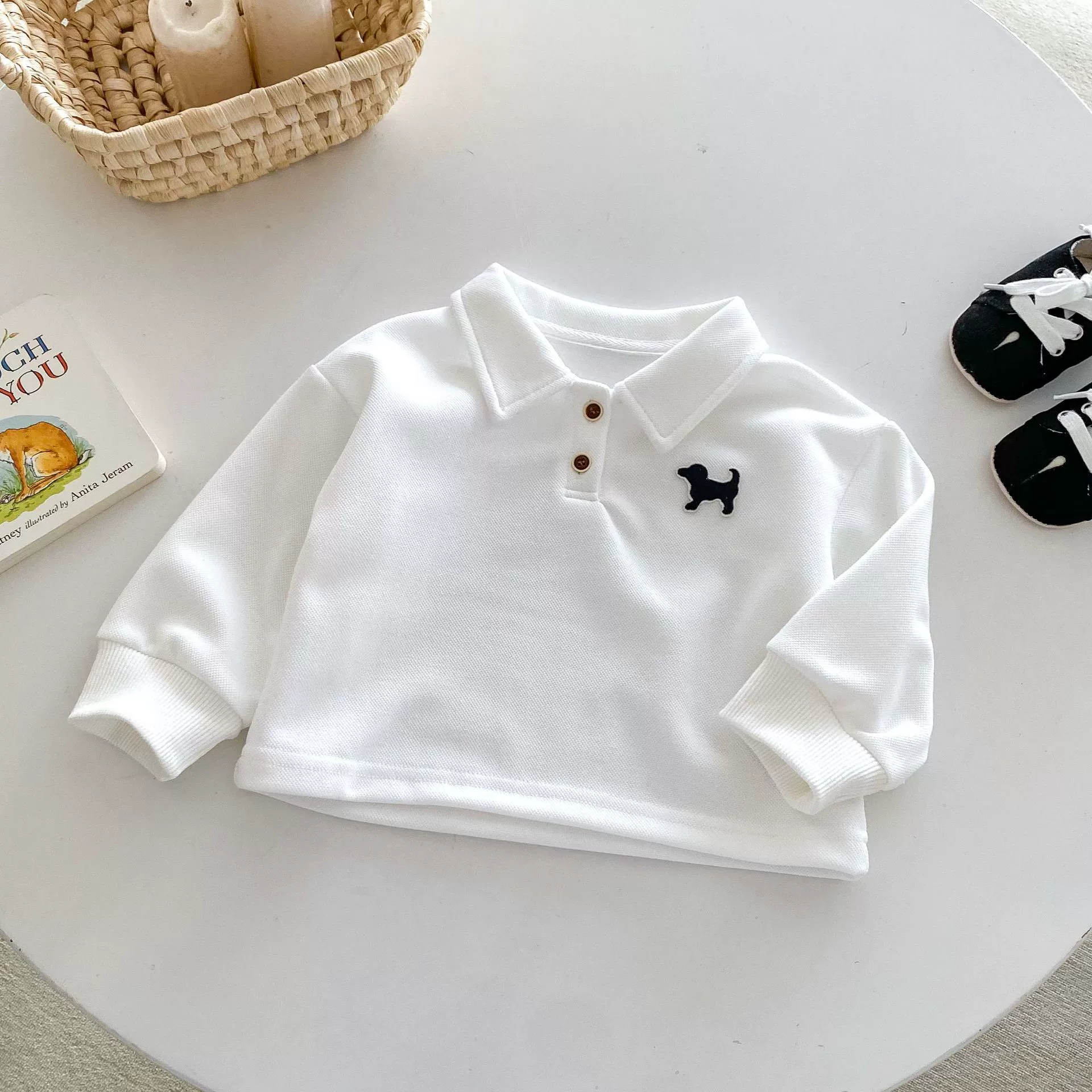 Children's fashionable polo, base body-friendly summer clothing, 0-5 years, autumn, children's clothing
