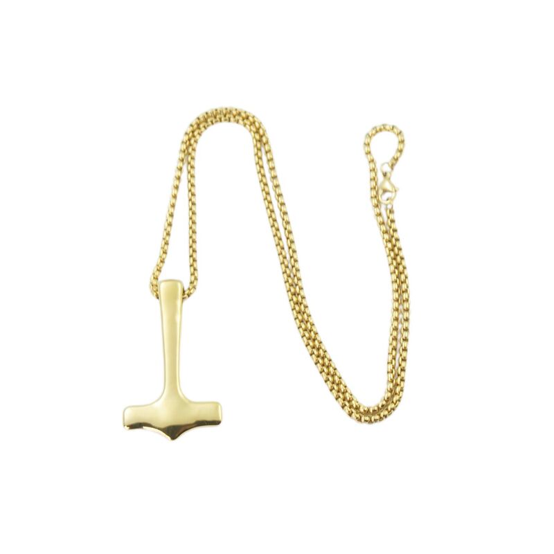 1 Piece of Nordic Viking Celtic Thor's Hammer Necklace Amulet Lucky Mjolnir Scandinavian Amulet