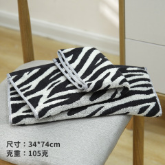 Shuxiao Class A pure cotton towel retro tiger pattern cotton face towel soft absorbent towel manufacturer wholesale