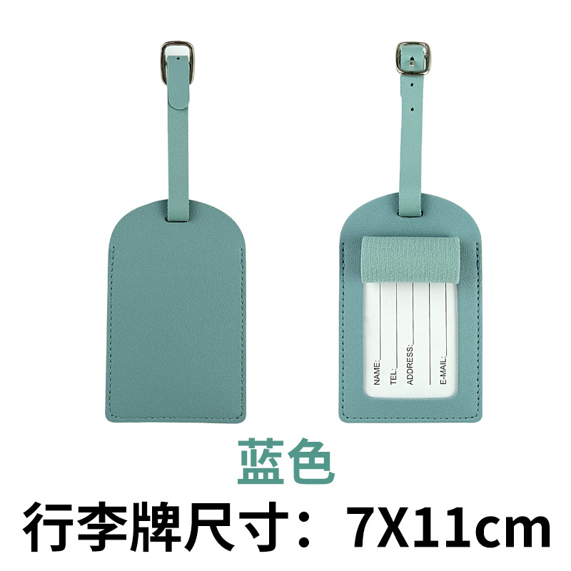 Tarjeta de embarque de punto transfronterizo, piel de pu gruesa, cartera de pasaporte LOGO, bolsa de pasaporte con tarjeta de papel, juego de etiqueta de equipaje