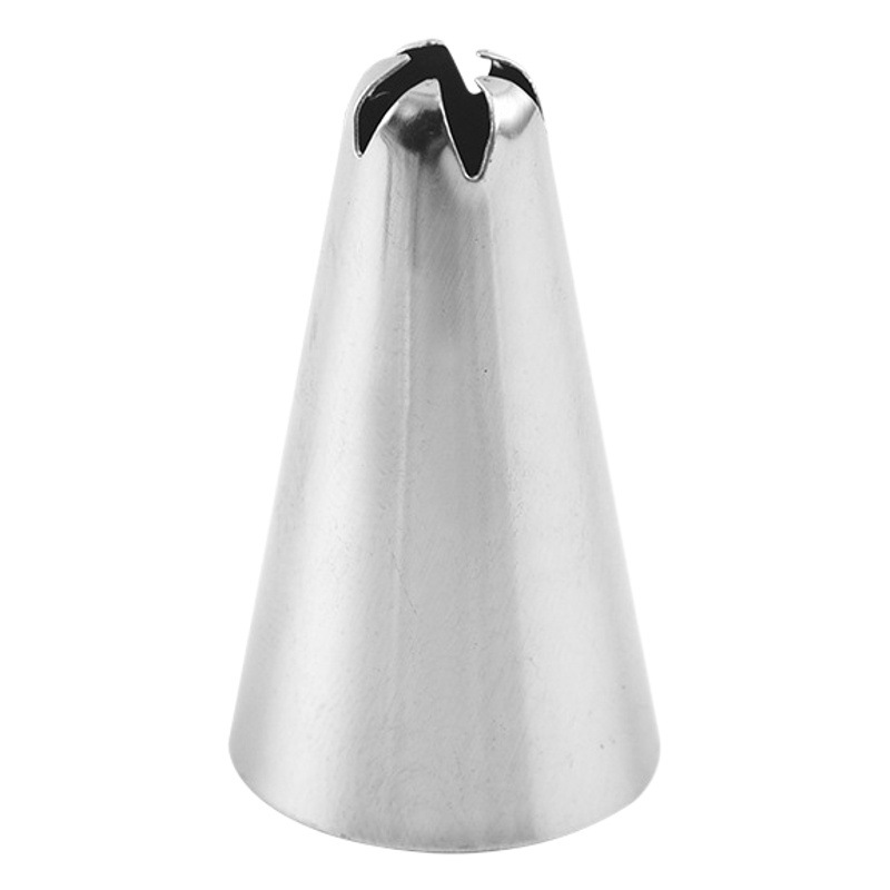 Factory Direct wholesale stainless steel pastry nozzle single cream cookie puff squeeze nozzle multi-style baking tools