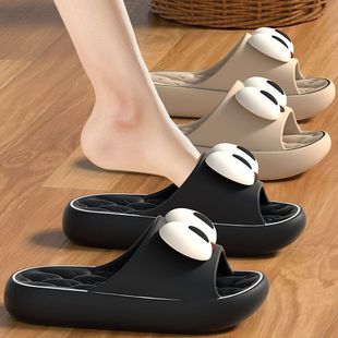 in stock Quick Hair Summer Seaside Beach Slippers Women's Hotel Supermarket Slippers Outer Wear Fairy Joker Shoes Non-slip One