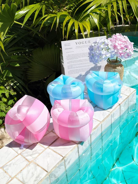 Cross-border in-stock buoyancy arm sleeves for adults and children, double airbag arm rings, swimming rings, arm floatation sleeves
