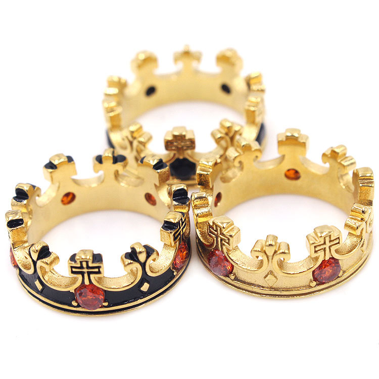 Crown Red Diamond Ring - Variation