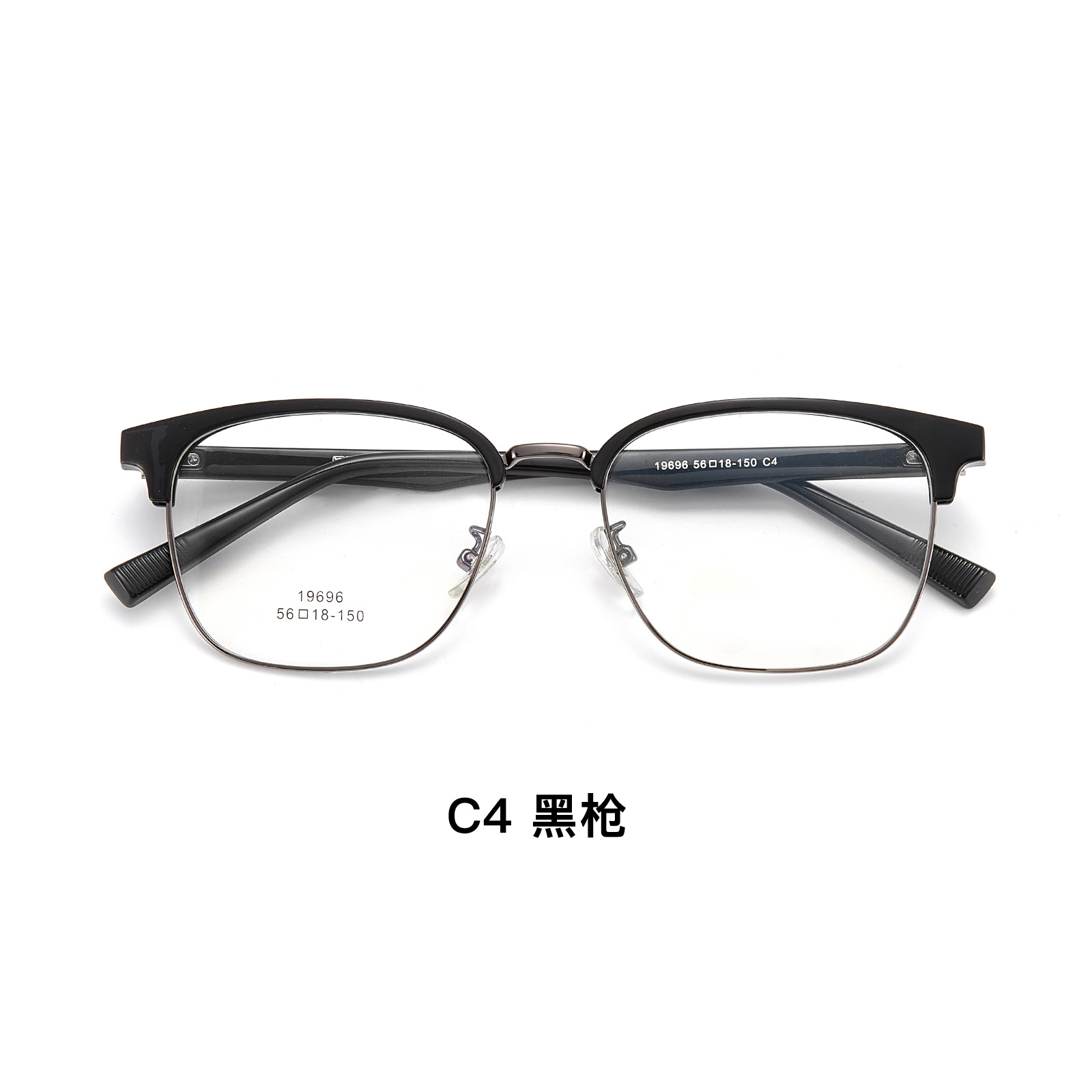 Gran cara hombre temperamento de negocios hombre ceja marco de gafas metálicas marco de gafas TR90 ultra-durazo marco de gafas mayorista con gafas