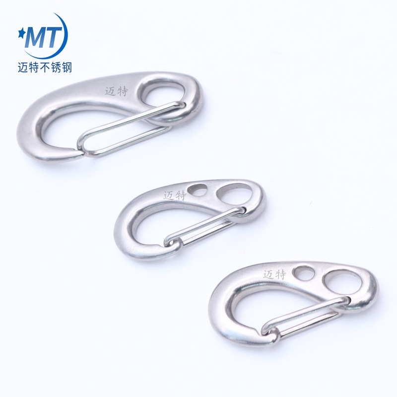 蛋形钩  弹簧钩 快挂钩 蛋形弹簧扣龙虾钩蛋型卸扣钢丝绳快挂卸扣