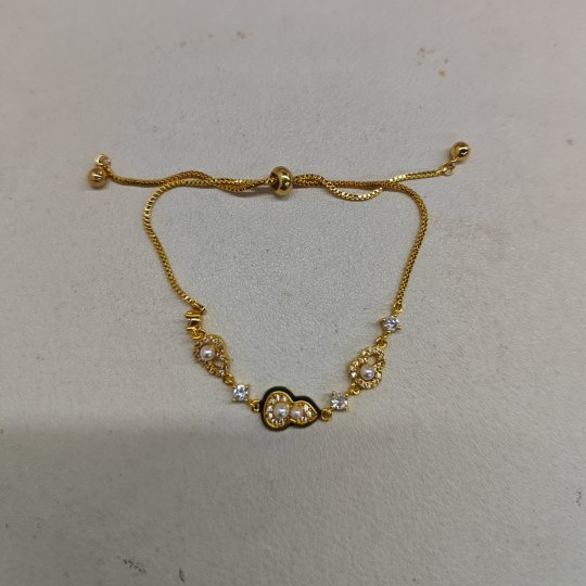 Pulsera de perlas de calabaza de circón galvanizado en oro real de 18k, pulsera exquisita y elegante de todo fósforo, joyería de alta calidad de lujo ligero para mujer