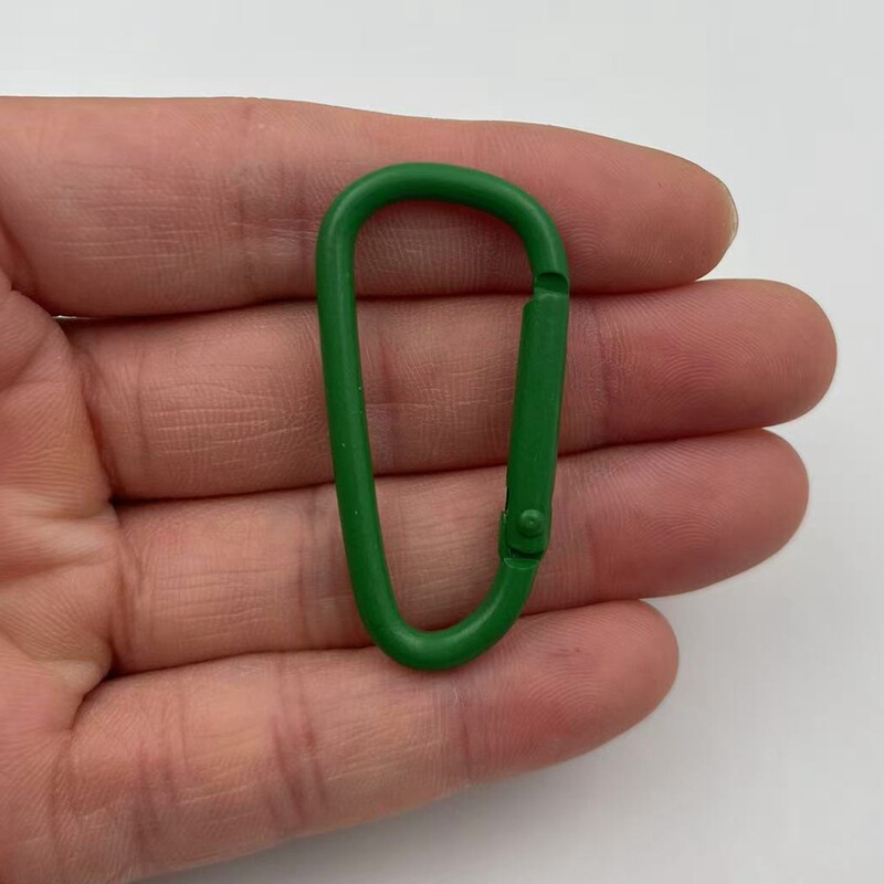 彩色烤漆D字型登山扣合金饰品配件水瓶钥匙diy创意包包快挂弹簧扣|undefined