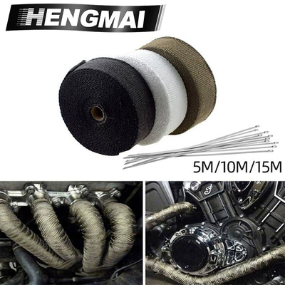Car Modification Insulation Tape, Motorcycle Exhaust Pipe Anti-Scalding Cloth, Heat Insulation Cotton, Banana Cloth Insulation Tape, High-Temperature Resistant Cloth (Digər kuzov və aksesuarlar)