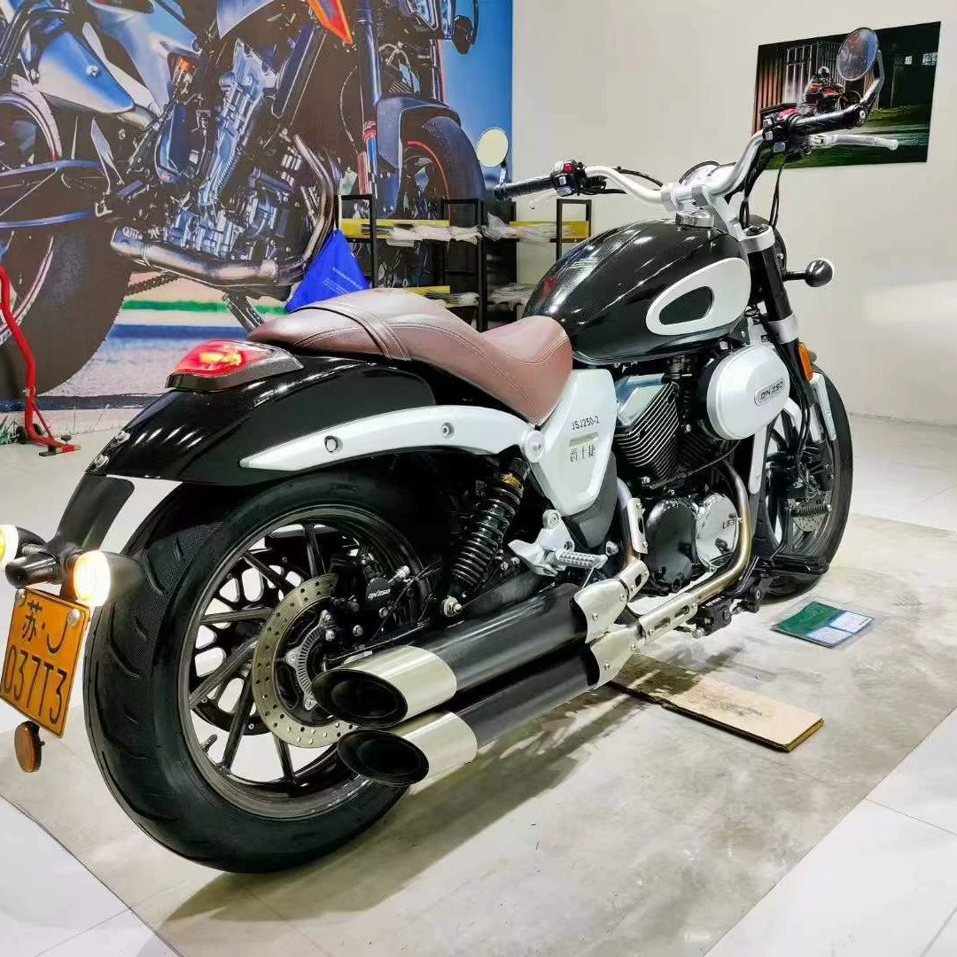 Джаззи двойной цилиндр воздушное охлаждение 250 Джаззи DX250 мотоцикл V-образный цилиндр ретро принц автомобиль Национальный IV EFI
