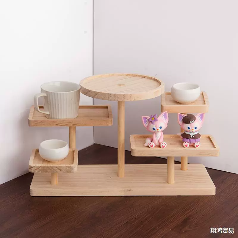 Бревенчатая вешалка для весов Настольная стойка для хранения Практичный кабинет Спальня многофункциональный рабочий стол трансформированный артефакт