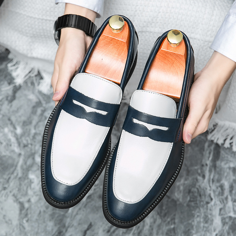 Zapatos de cuero de hombre de gran tamaño, estilo británico coreano, zapatos de cuero casuales, zapatos de boda retro europeos y estadounidenses. image 8