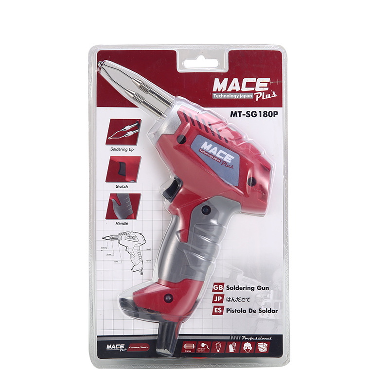 Pistola de soldadura manual 180W tipo calor externo pistola de alimentación manual pistola de soldadura eléctrica de alta potencia industrial pistola de soldadura manual