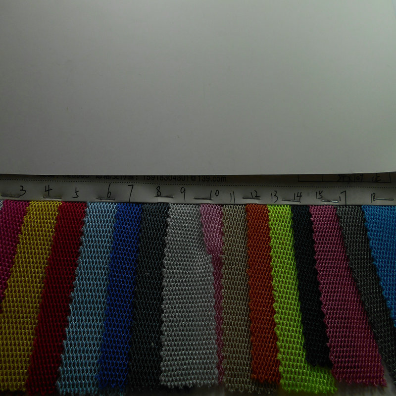 新款特殊三明治网眼布 单层双层三层网 大小网眼鞋材箱包帽子面料