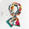 Su Mingyu Star in the same long scarf female spring and autumn ribbon tie bag simulation silk small scarf narrow silk scarf wholesale