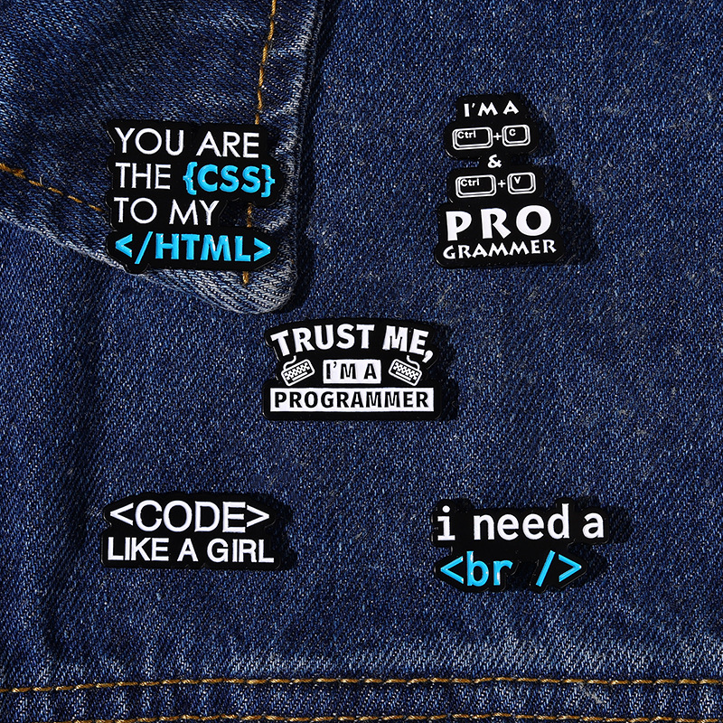 Casual Pin Letter Alloy Unisex Brooches display picture 2