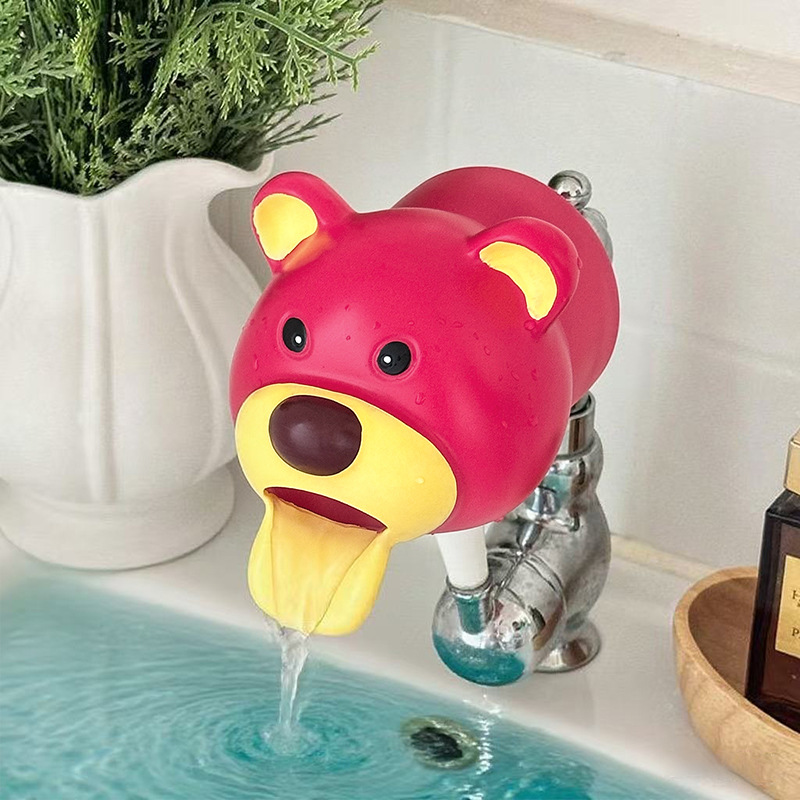 水龙头延伸器儿童卡通可爱防溅神器硅胶洗手卫生间宝宝面盆洗手台