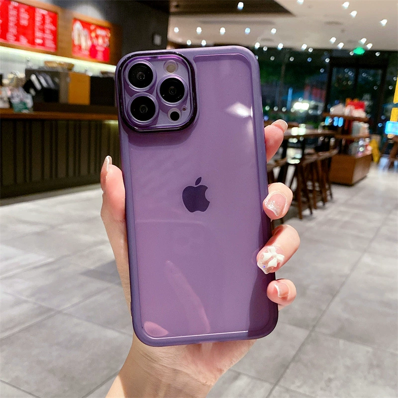 Apple, совместимая матовая на iPhone 14, прозрачная линза, чехол для телефона, защитный чехол, 14Promax, iPhone
