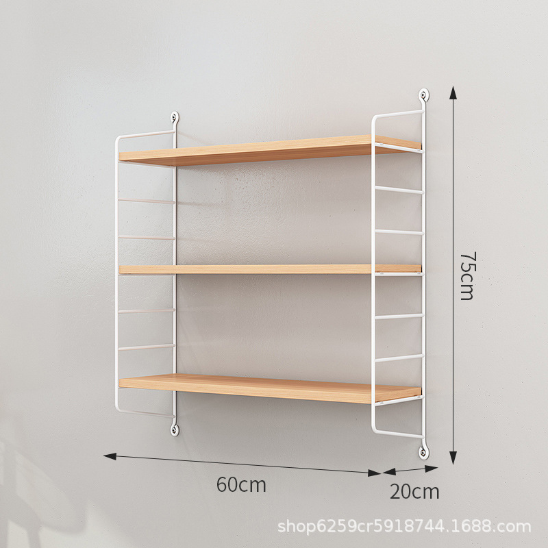 3겹 흰색 프레임 목재 색상 75*20*60