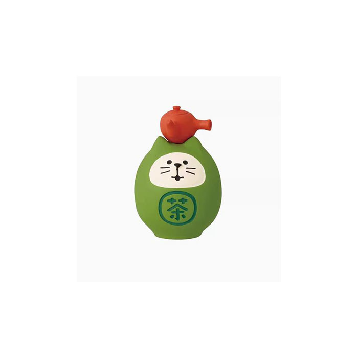녹차 다루마 고양이