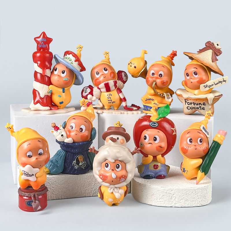 Gifts from the Stars Series: Star People Blind Box Figurines - Cartoon Cute Anime Decorations for Girls - New Trendy Toys