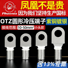 凤凰OTZ接线端子窄头铜接头圆头窄边铜线耳铜鼻子开关冷压接头
