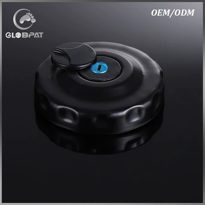 Manufacturer customized truck fuel tank cover with lock and anti-theft card, black plastic truck fuel tank cover (Tank cap)