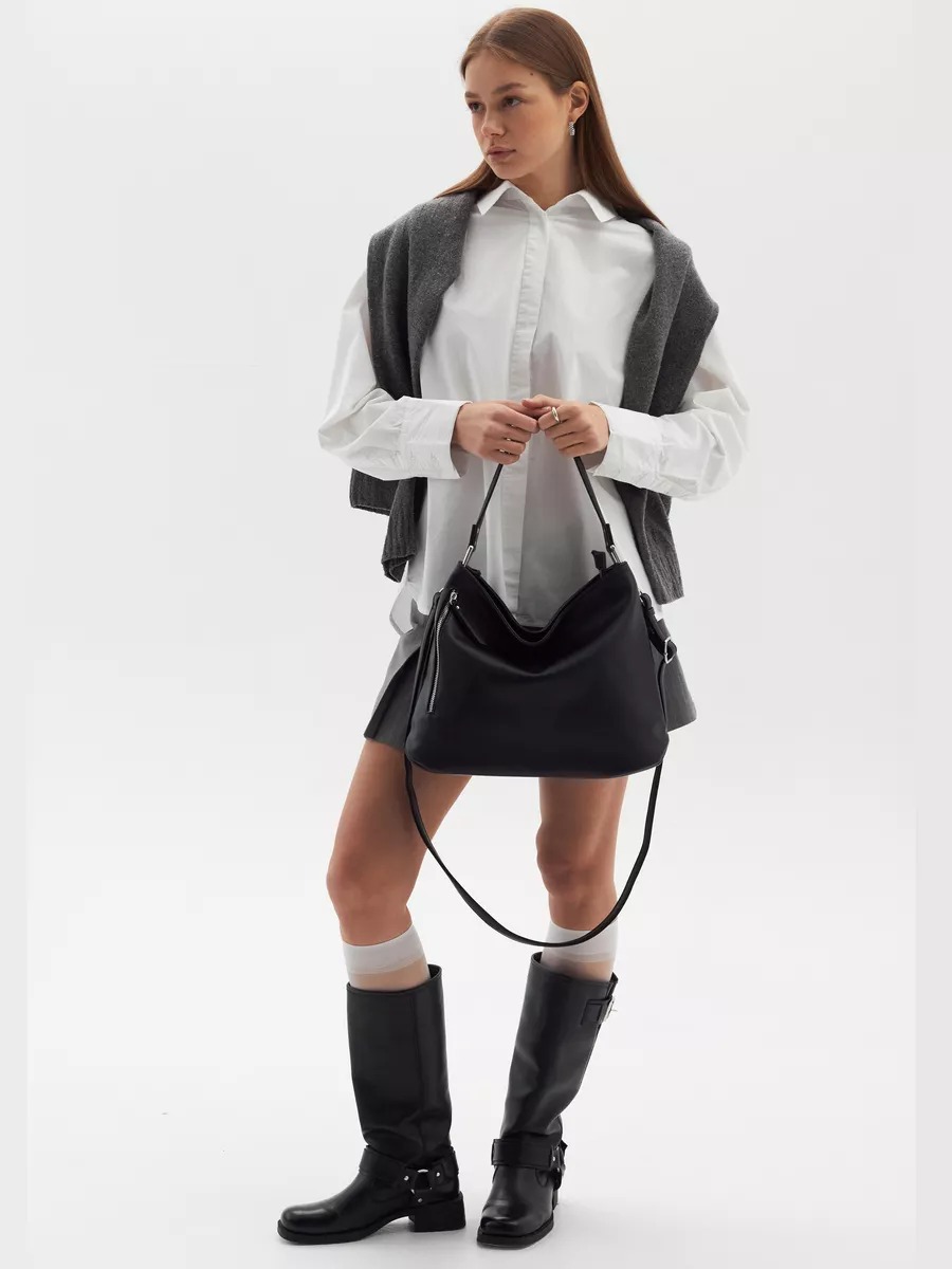 Women's Shoulder Bag Large Capacity Versatile Bucket Bag Classic_voghion.com