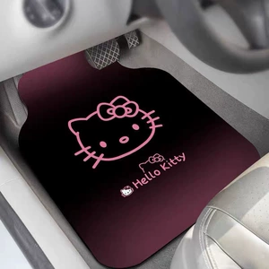 Hello Kitty simple border diatomite car floor mats, available in multiple sizes, water-absorbent car floor mats
