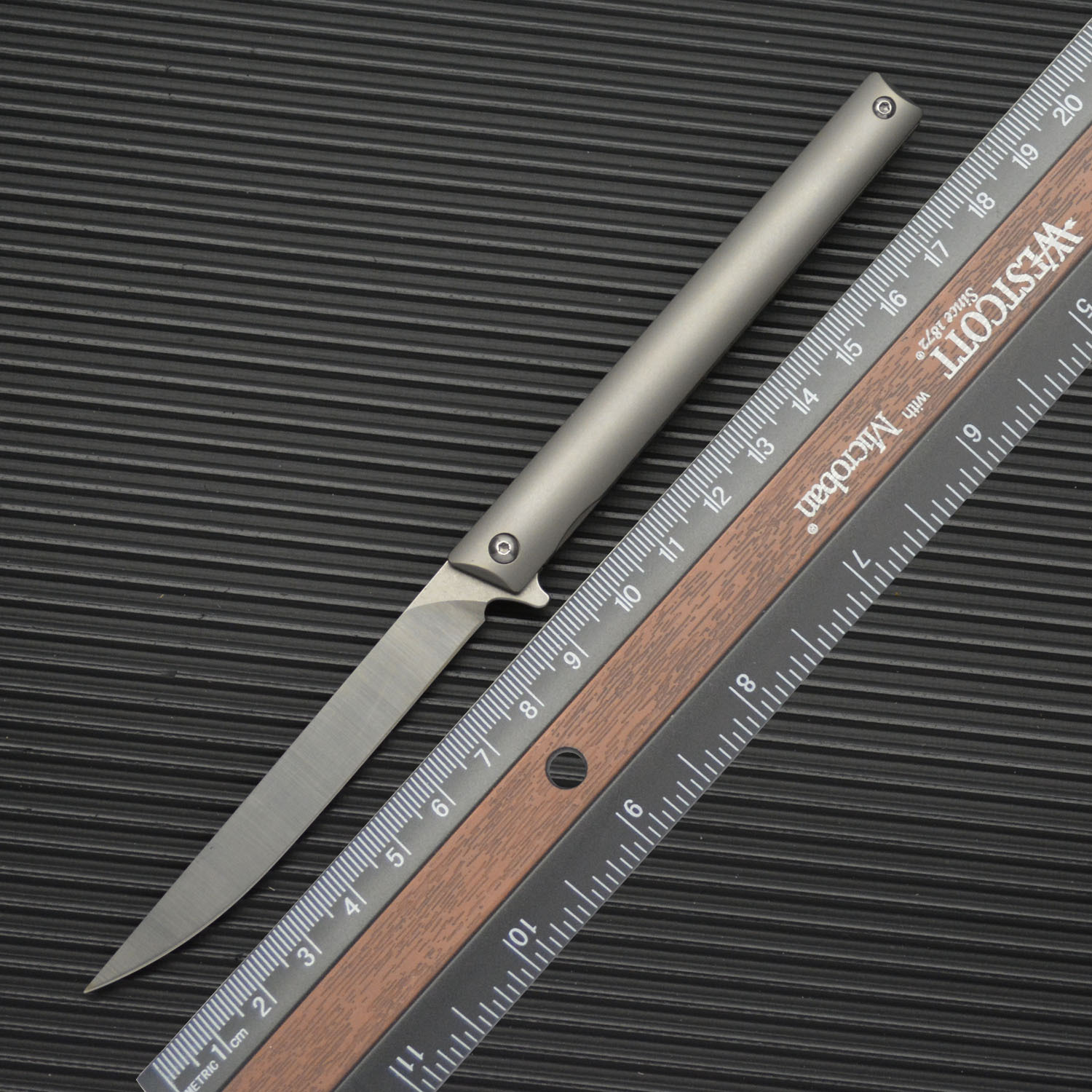 神笔钛合金折刀M390粉末钢折叠刀户外露营工具刀水果刀防身小刀具