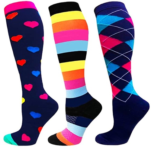 Manufacturer direct supply Compression socks mid-tube breathable compression socks men and women outdoor sports socks compression socks
