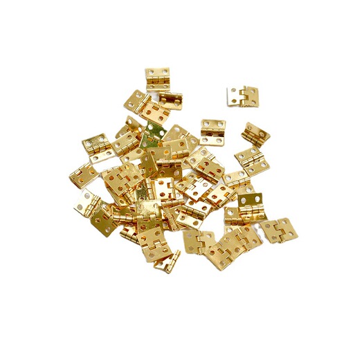 Miniature Micro Small Hinge Pure Copper Model Small Fold-out Jewelry Box Gift Box Small Hinge Brass
