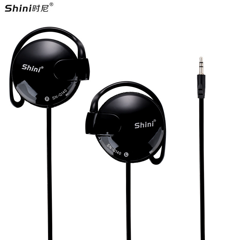 耳掛け型有線ヘッドフォン、非インイヤー、スポーツ、音楽鑑賞、HD通話、3.55MM穴ユニバーサルプラグ|undefined
