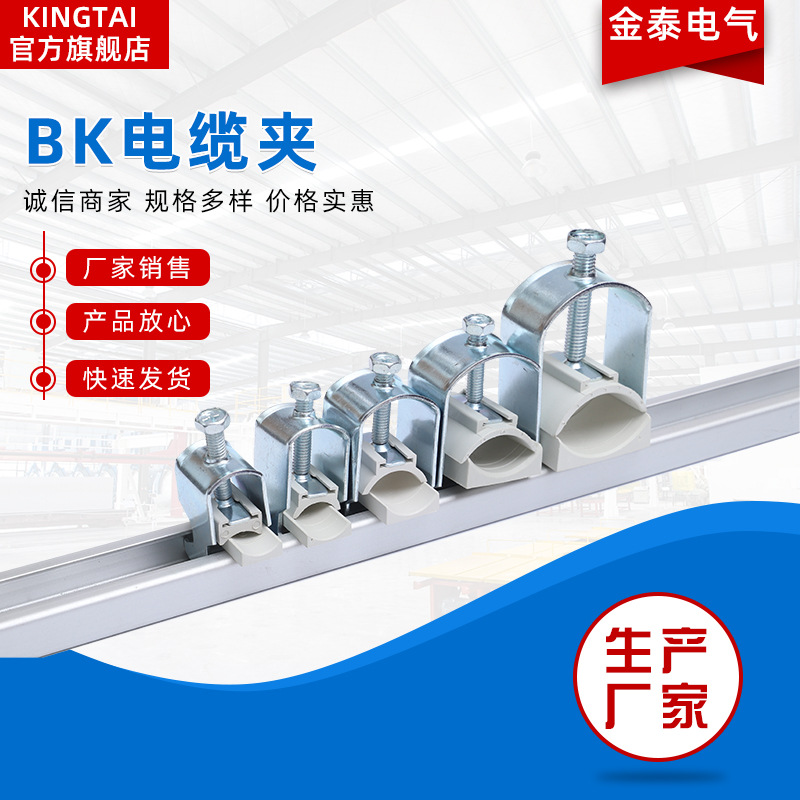 真正厂家供应 BK14 BK18 BK22-BK100金属电缆夹 RoHS认证 当天发
