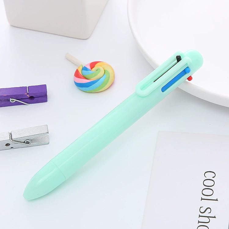 Creative brand multicoloured ballpoint pen for students, 6 colors