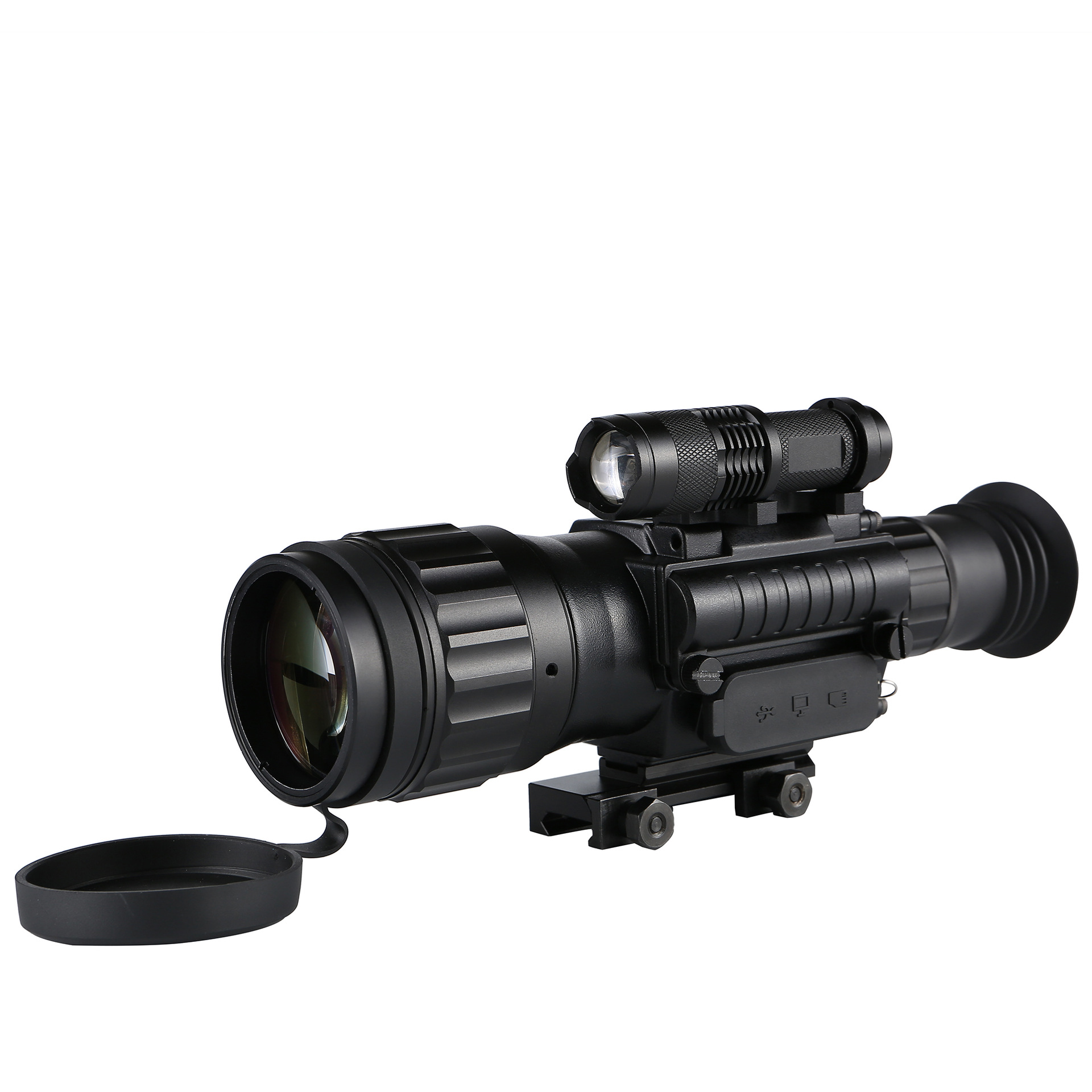 工厂直销专业数码户外热成像十字探测高清热成像仪红外夜视望远镜