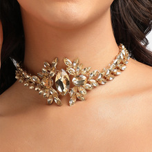 新款几何项链女轻奢小众颈链彩金项链女高级感不褪色  necklace